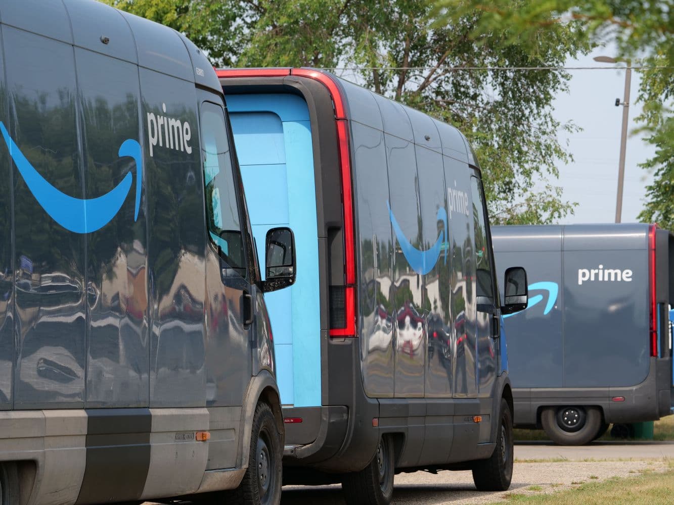 Amazon Prime delivery vans